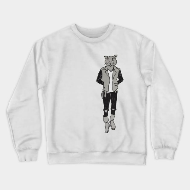 jaquet cat Crewneck Sweatshirt by theprometeus